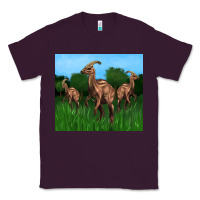 Plum parasaurolophus Classic Tee - Artiststas