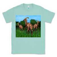 Seafoam parasaurolophus Classic Tee - Artiststas