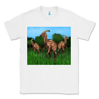 White parasaurolophus Classic Tee - Artiststas