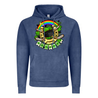 Vintage Denim St. Patrick's Day Hockey Vintage Hoodie - FaDigitalArtStudio