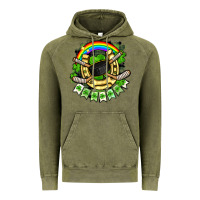 Vintage Olive St. Patrick's Day Hockey Vintage Hoodie - FaDigitalArtStudio