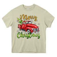 Mossy Merry Christmas truck Heavy Core Tee - texasbilliewilder
