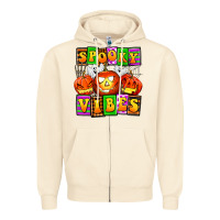 Sandshell spooky vibes Zipper Hoodie - AdoDesignShop