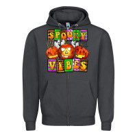 Smoke spooky vibes Zipper Hoodie - AdoDesignShop