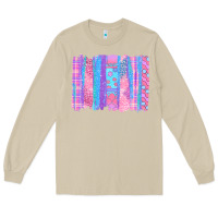 Mushroom Pink Easter Brushstrokes Long Sleeve Tee - BundleAndBundleShop