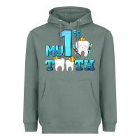Sage my first tooth with teeth Heavyweight Hoodie - AdoDesignShop