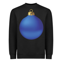Black christmas ornament 2 Heavyweight Sweatshirt - artisFamous
