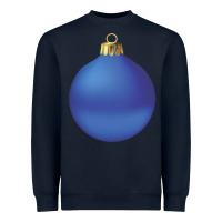 Navy christmas ornament 2 Heavyweight Sweatshirt - artisFamous