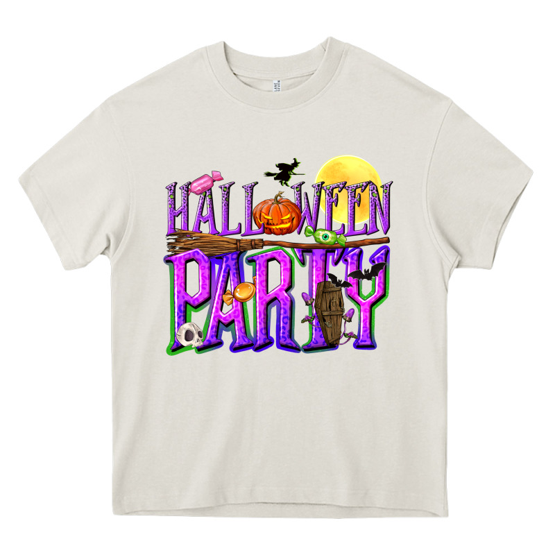 Halloween Party Heavy Core Tee by NancyCooperArtShop | Teevron