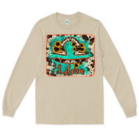 Mushroom libra turquoise cowhide Long Sleeve Tee - RanaPortraitStore