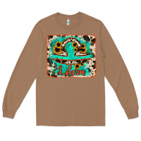 Toasted Coconut libra turquoise cowhide Long Sleeve Tee - RanaPortraitStore
