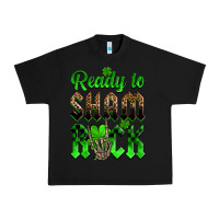 Black St. Patricks' Day ready to sham rock Urban Heavy Tee - OliviaCreatesArt
