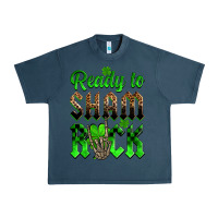 Midnight Navy St. Patricks' Day ready to sham rock Urban Heavy Tee - OliviaCreatesArt