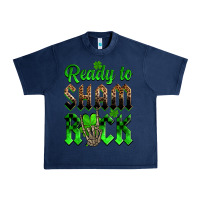 Navy St. Patricks' Day ready to sham rock Urban Heavy Tee - OliviaCreatesArt