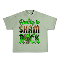 Oil Green St. Patricks' Day ready to sham rock Urban Heavy Tee - OliviaCreatesArt