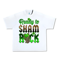 White St. Patricks' Day ready to sham rock Urban Heavy Tee - OliviaCreatesArt