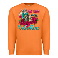 Carrot my cat is my valentine Premium Sweatshirt - AdoDesignShop