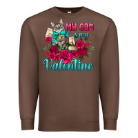 Chestnut my cat is my valentine Premium Sweatshirt - AdoDesignShop