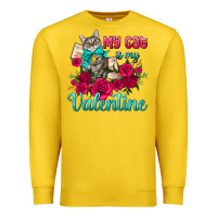 Lemon my cat is my valentine Premium Sweatshirt - AdoDesignShop