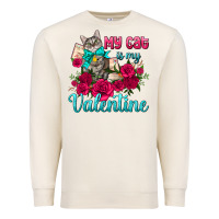 Sandshell my cat is my valentine Premium Sweatshirt - AdoDesignShop