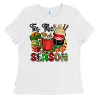 White tis the season Ladies Tee - CowGirlArtShop