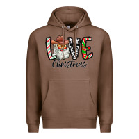 Chestnut Love Christmas Santa Premium Hoodie - CowhideDigitalArt