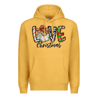 Mustard Love Christmas Santa Premium Hoodie - CowhideDigitalArt