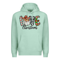 Seafoam Love Christmas Santa Premium Hoodie - CowhideDigitalArt