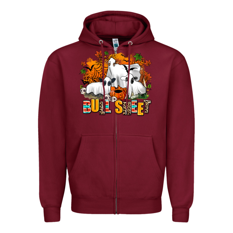 Bull Sheet Zipper Hoodie by AdoDesignShop | Teevron
