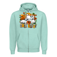 Seafoam bull sheet Zipper Hoodie - AdoDesignShop
