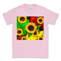 Bubblegum Pink juneteenth sunflowers Classic Tee - CowGirlArtShop
