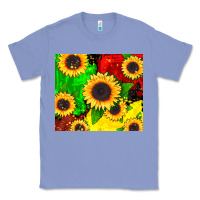 Colony Blue juneteenth sunflowers Classic Tee - CowGirlArtShop