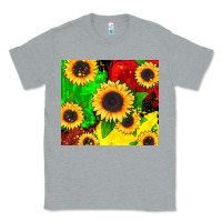 Heather Grey juneteenth sunflowers Classic Tee - CowGirlArtShop