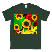 Sports Green juneteenth sunflowers Classic Tee - CowGirlArtShop