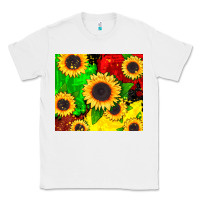 White juneteenth sunflowers Classic Tee - CowGirlArtShop
