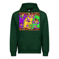 Forest Green mardi gras Urban Hoodie - JahusDesignShop