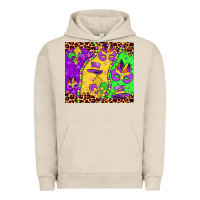 Pigment French Oak mardi gras Urban Hoodie - JahusDesignShop