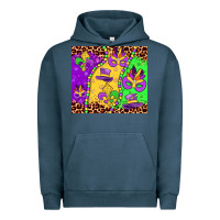 Pigment Midnight Navy mardi gras Urban Hoodie - JahusDesignShop