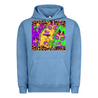 Pigment Pebble Blue mardi gras Urban Hoodie - JahusDesignShop