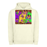 Pigment Pistachio mardi gras Urban Hoodie - JahusDesignShop