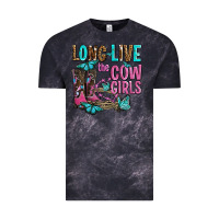 Cloud Black long live the cowgirls olivia Vintage Tee - OliviaCreatesArt