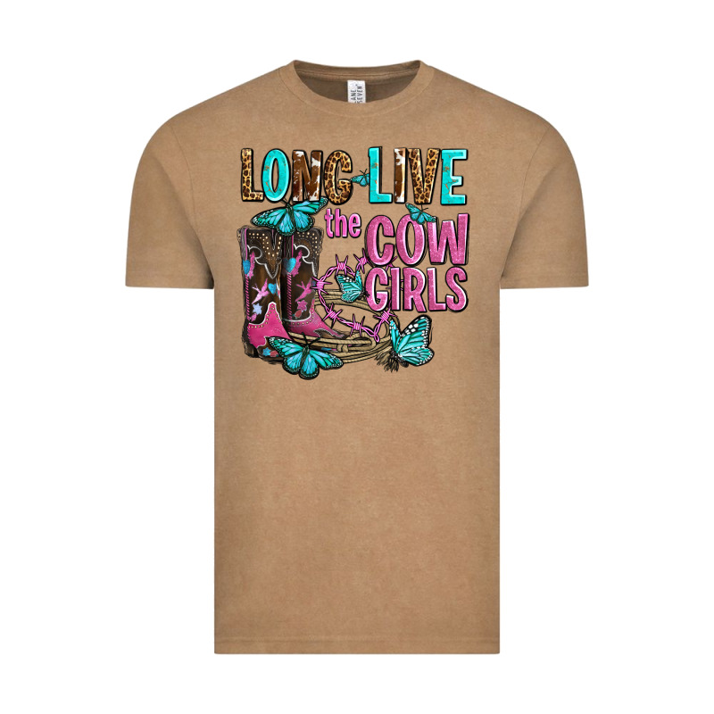 Long Live The Cowgirls Olivia Vintage Tee by OliviaCreatesArt | Teevron