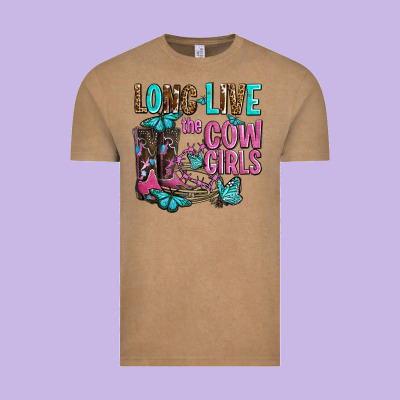 Long Live The Cowgirls Olivia Vintage Tee Designed By Oliviacreatesart