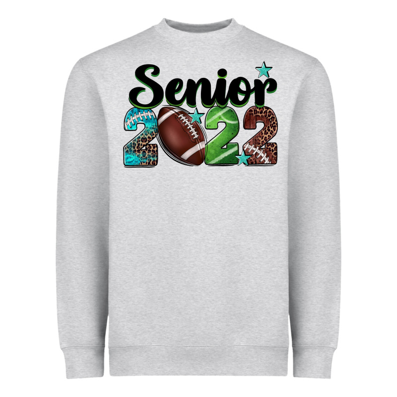 Football Senior 2022 Heavyweight Sweatshirt by BarkalooDesign | Teevron