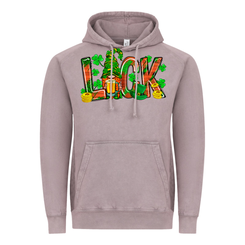 Luck With Gnome And Beer Bbs Vintage Hoodie by BundleAndBundleShop | Teevron