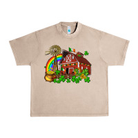 St. Patrick's Farm With Gold Urban Heavy Tee | Teevron