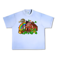 Grape Ice St. Patrick's farm with gold Urban Heavy Tee - OliviaCreatesArt