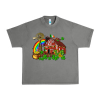 Tornado St. Patrick's farm with gold Urban Heavy Tee - OliviaCreatesArt