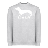 Heather Grey Doxie Low Life Heavyweight Sweatshirt - artisFamous