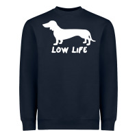 Navy Doxie Low Life Heavyweight Sweatshirt - artisFamous